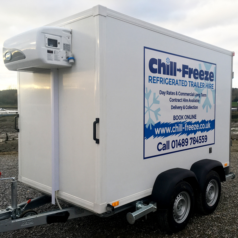 Chill-freeze refridgerated trailer hire